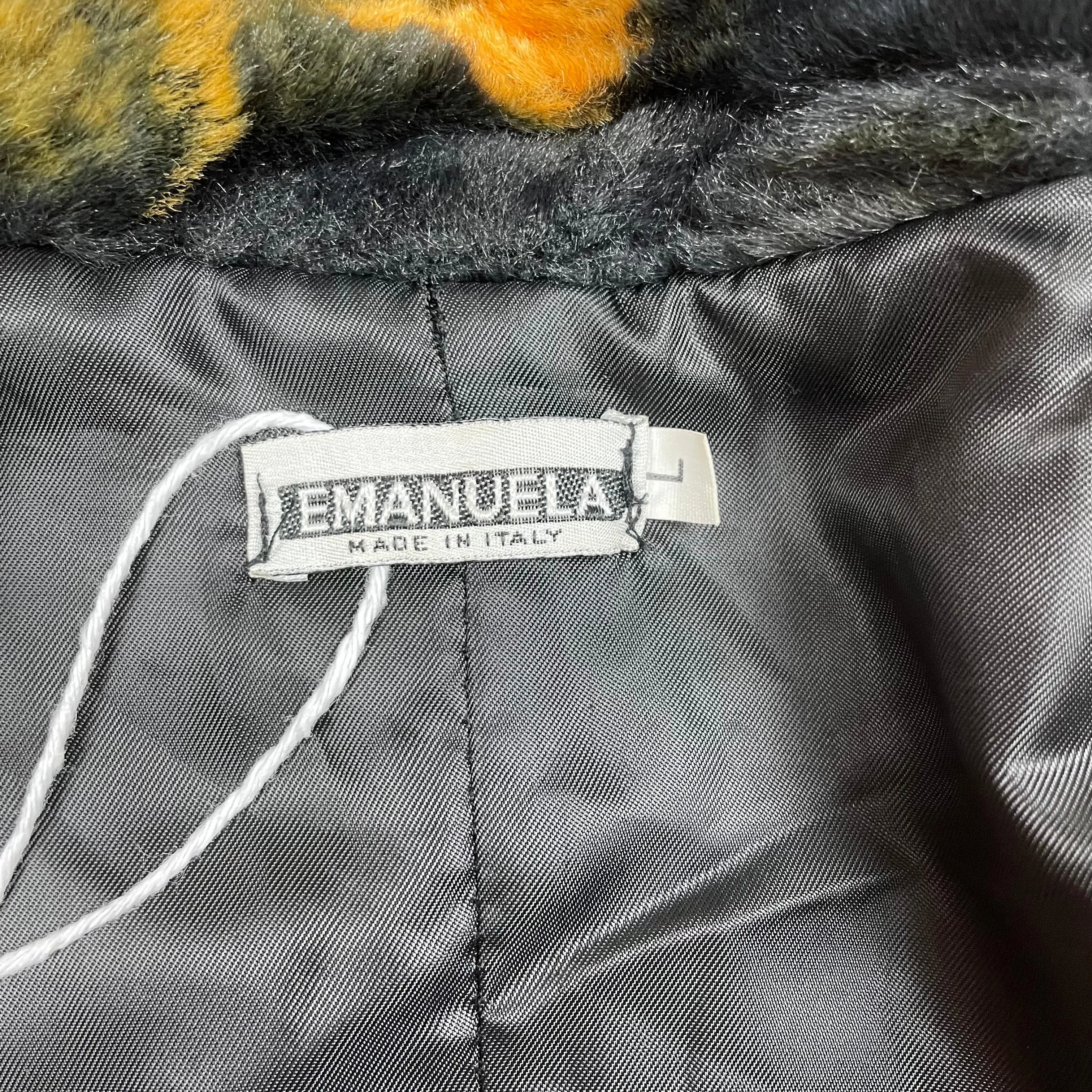 1990s Emanuela synthetic fur jacket