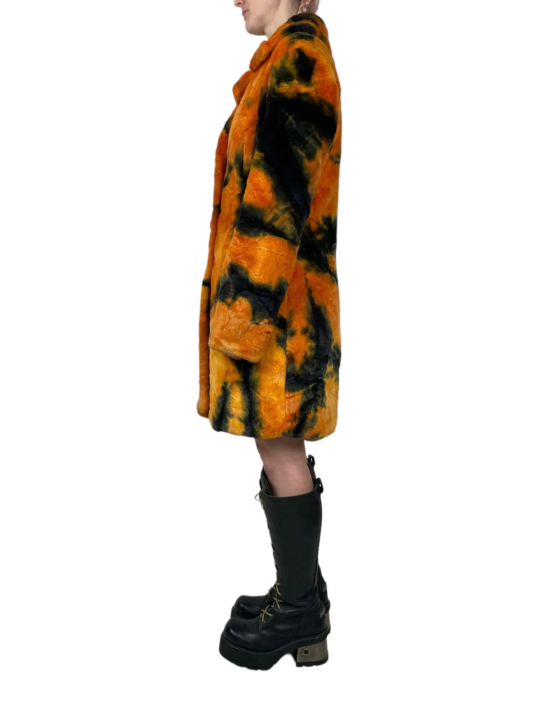 1990s Emanuela synthetic fur jacket