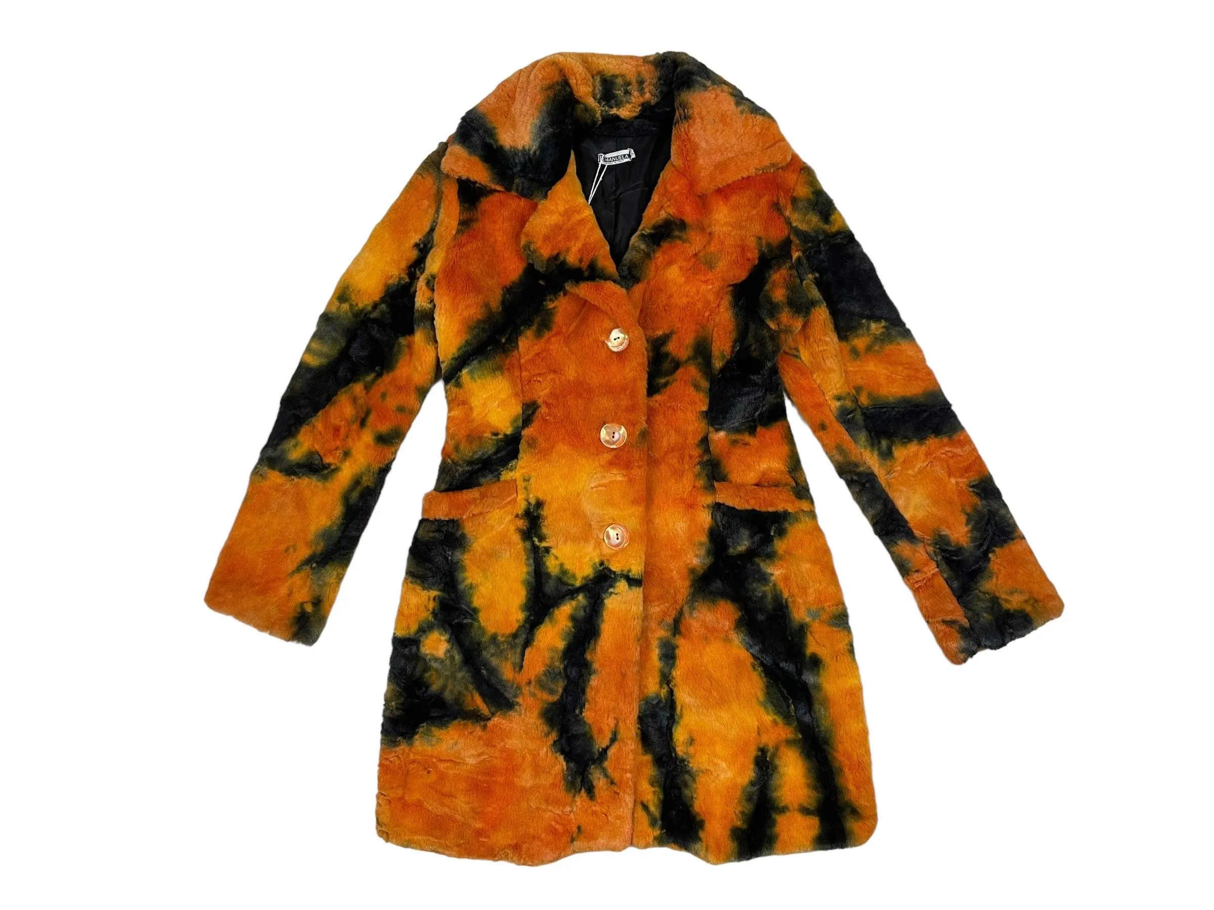 1990s Emanuela synthetic fur jacket