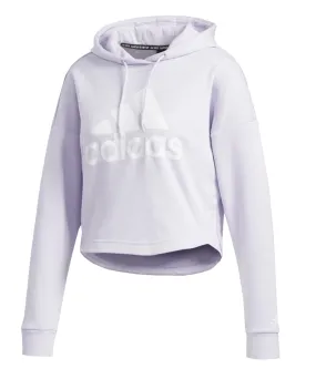 ADIDAS WOMEN'S BADGE OF SPORT HOODIE - PURPLE