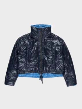 Alien Puffer Jacket with Reversible Design