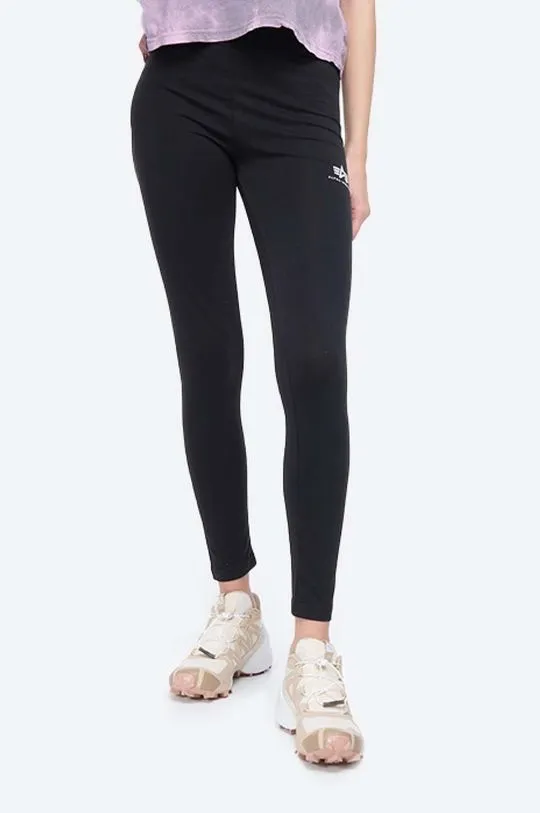 Alpha Industries leggings women's black color