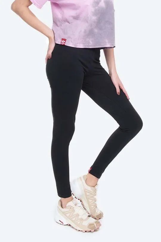 Alpha Industries leggings women's black color