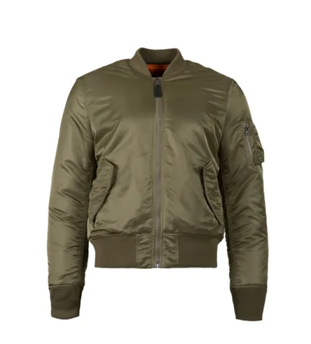 Alpha Industries olive flight jacket