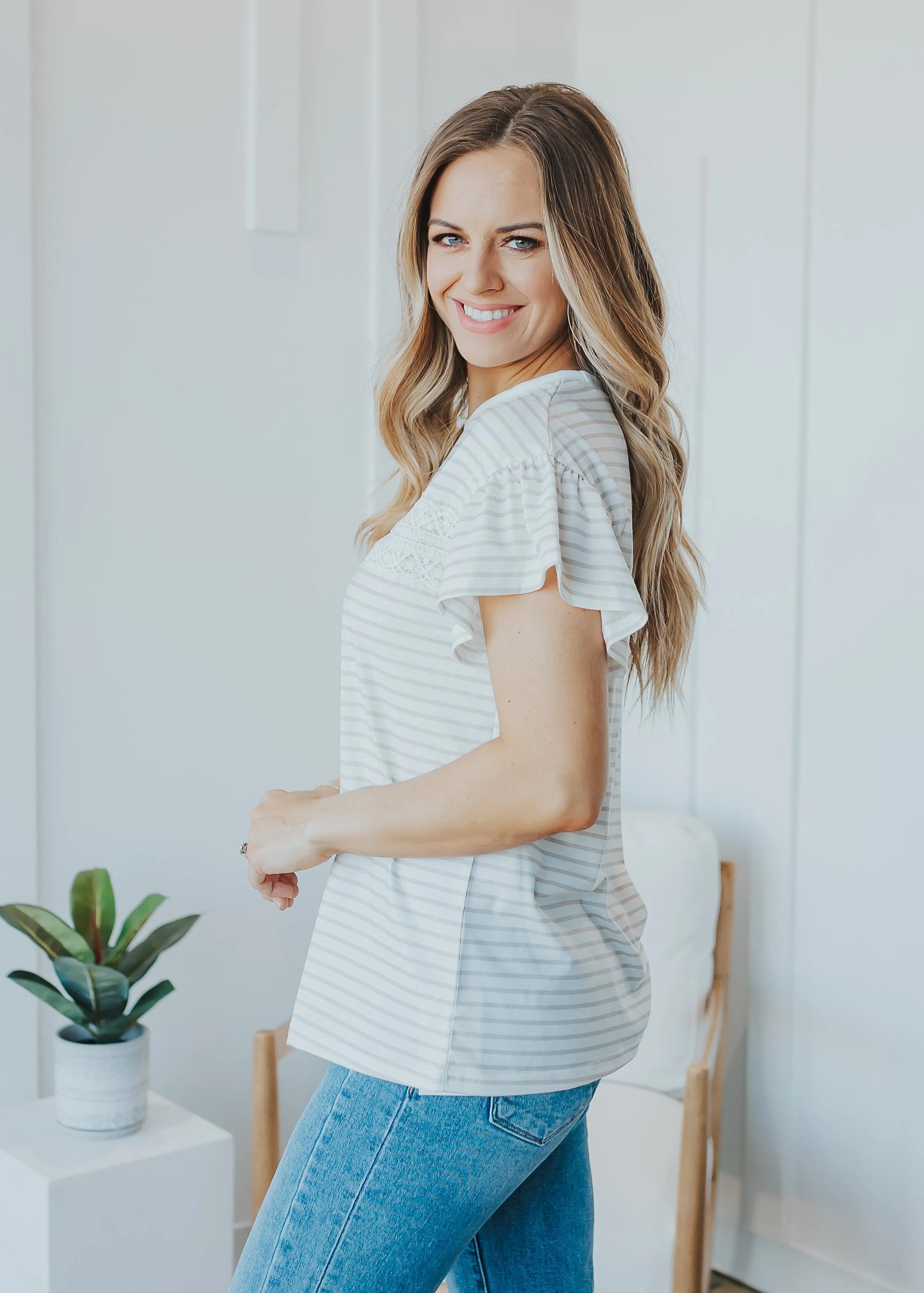 Amber Lace Top