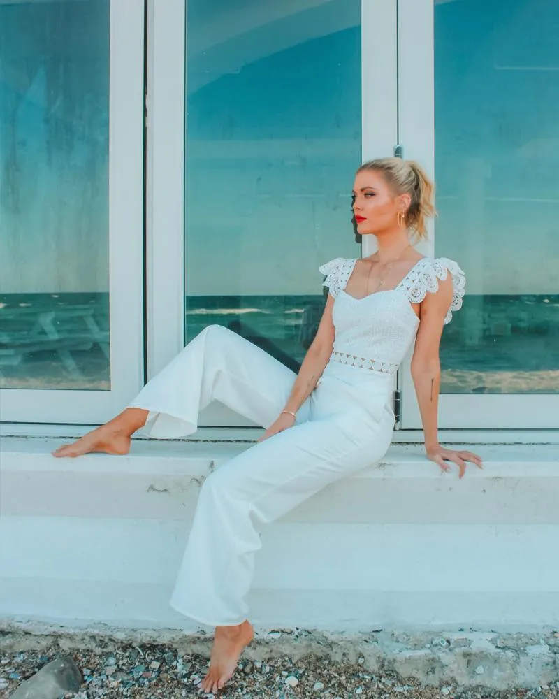 Anastasia Jumpsuit - White