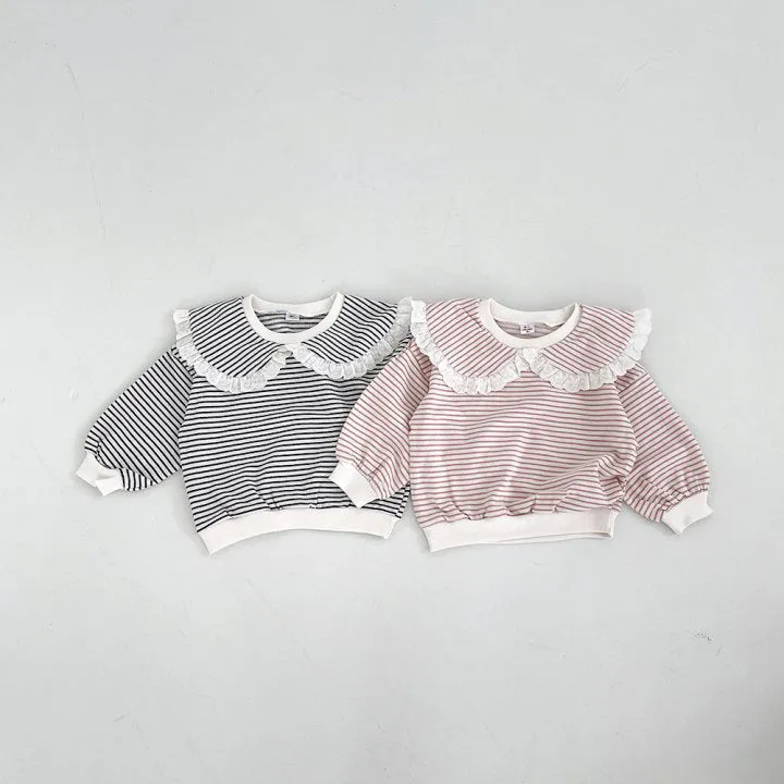 Baby Kid Girls Striped Tops Wholesale 231130124