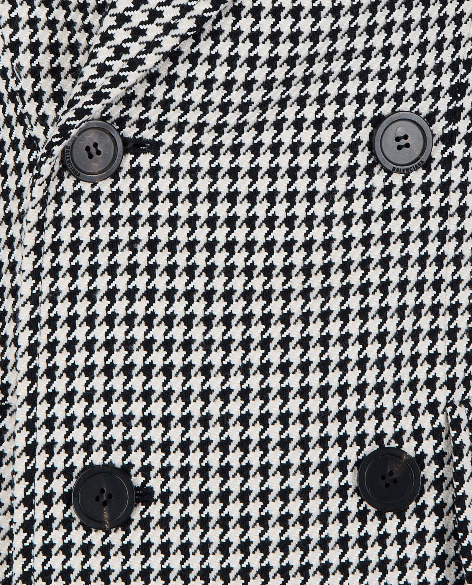 Balenciaga Houndstooth Short Coat