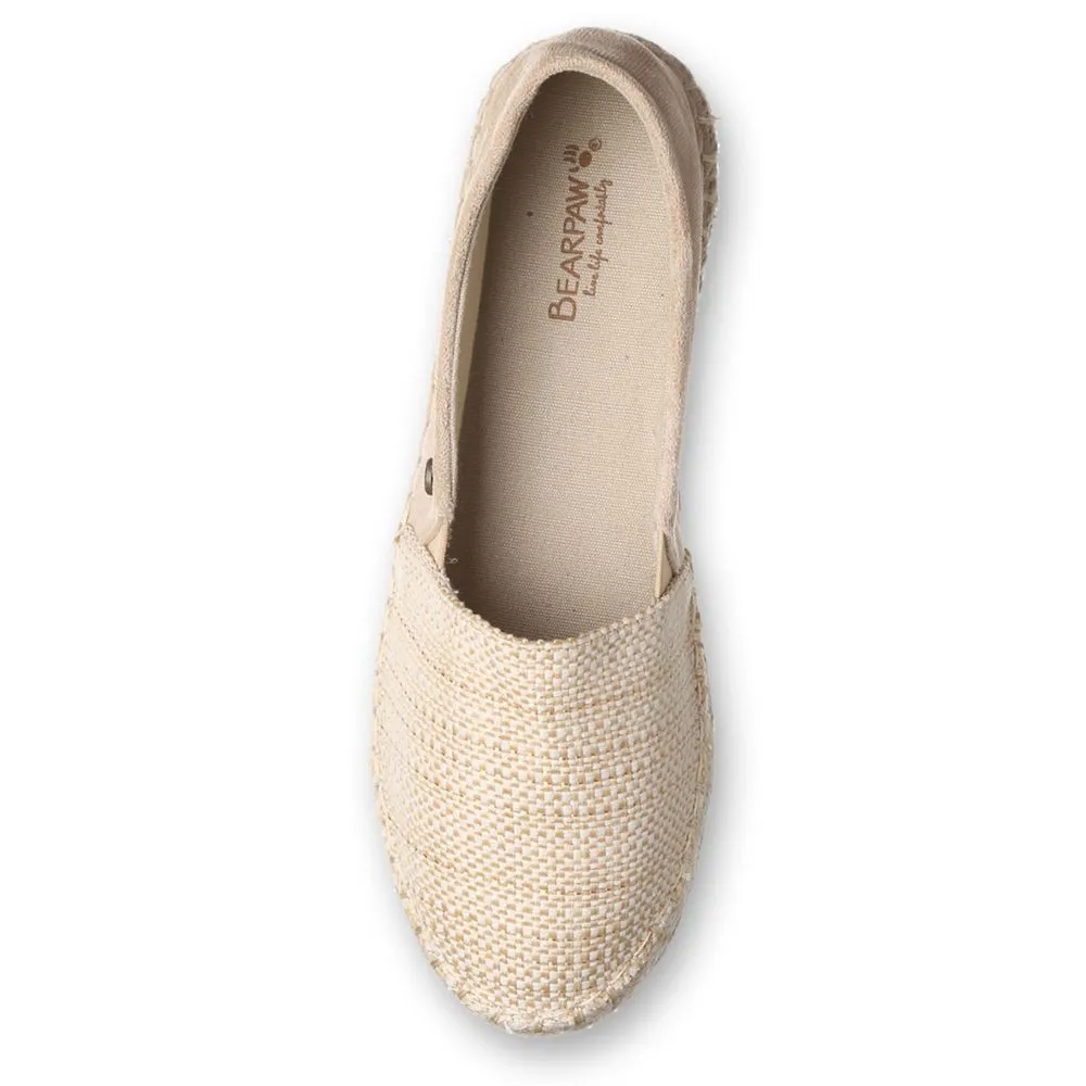 BEARPAW  WOMENS MACCHIATO ESPADRILLE SNEAKER