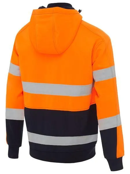 Bisley Hi Vis Hoodie Taped Fleece with Sherpa Lining