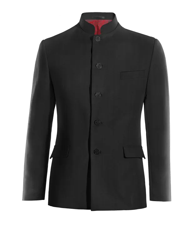  Blazer mao negro Ónix slim fit