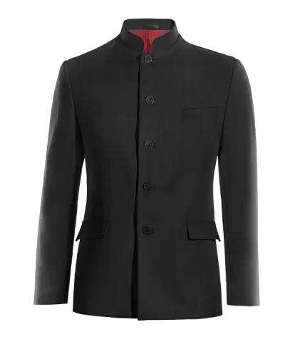  Blazer mao negro Ónix slim fit