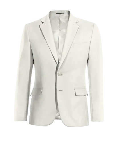  Blazer marfil slim fit