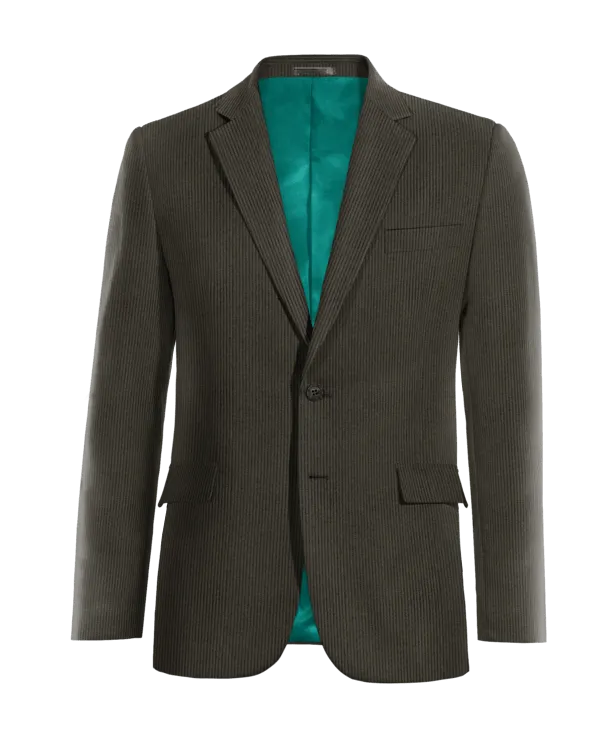  Blazer marrón de pana esencial