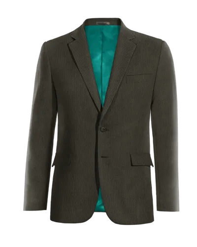  Blazer marrón de pana esencial