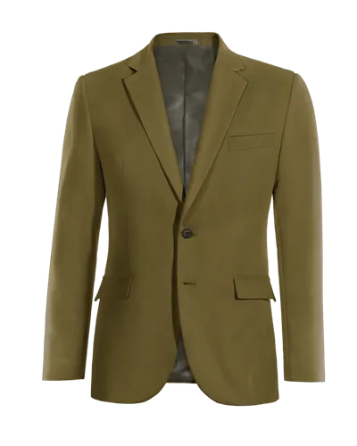  Blazer verde militar elástica de entretiempo