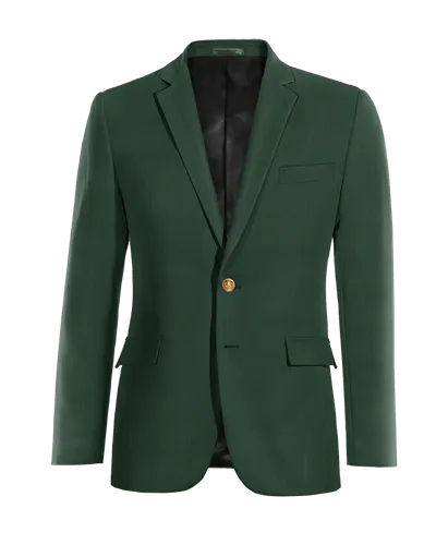  Blazer verde slim fit