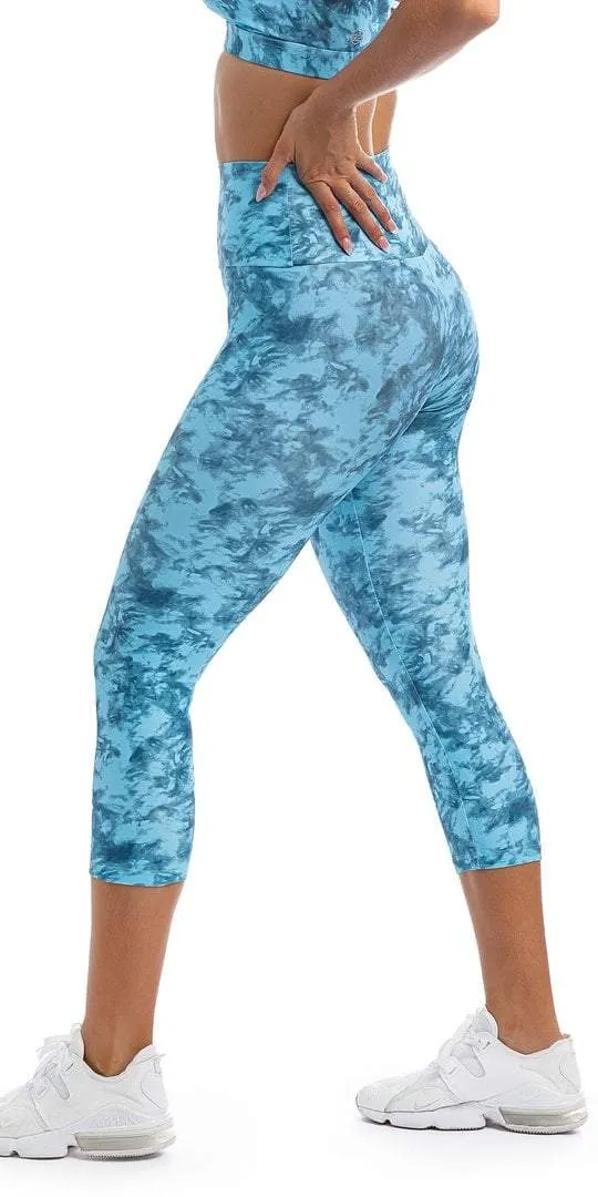 Blue Crush Capri Leggings