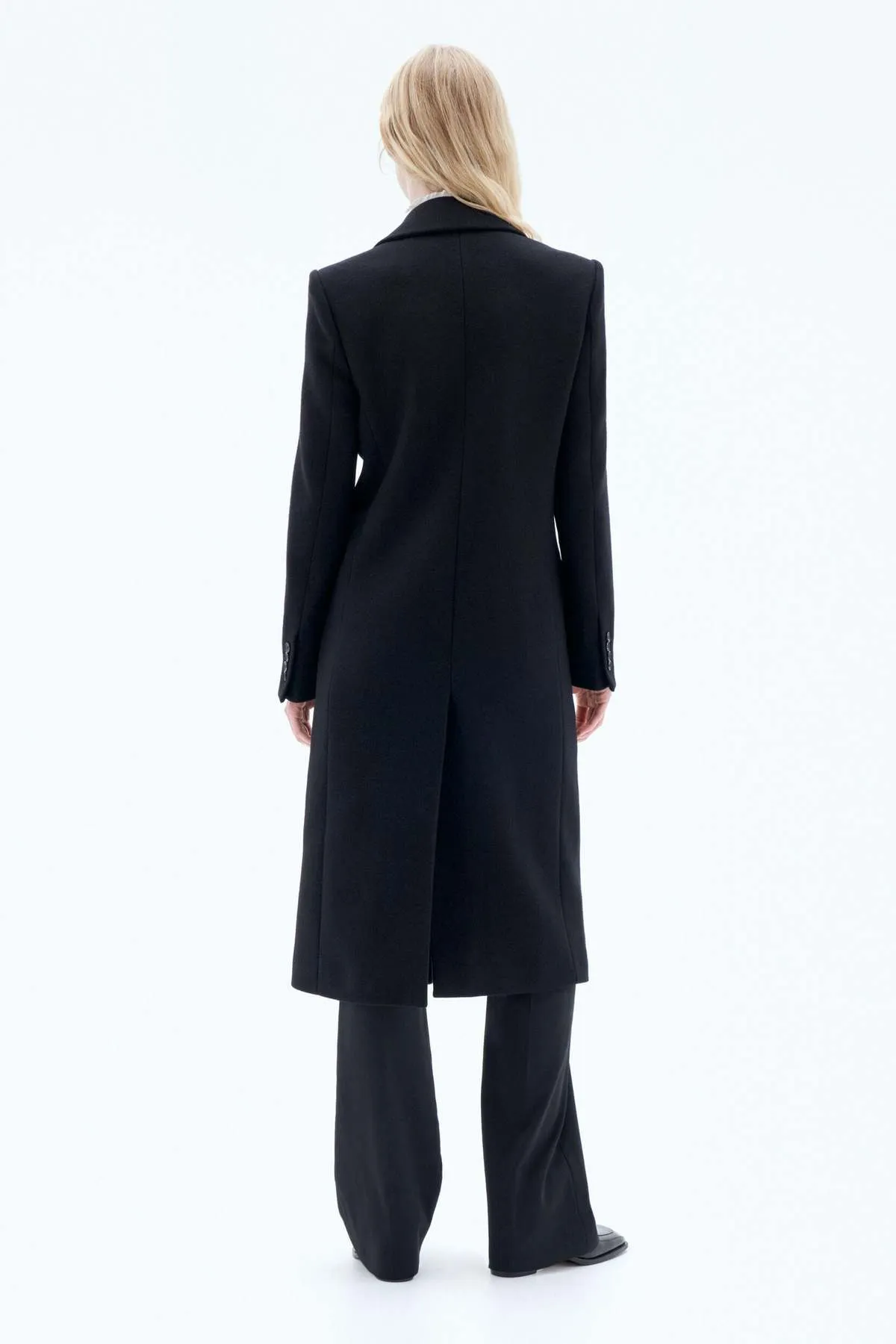 Capsule 93: Slim Wool Coat - Black