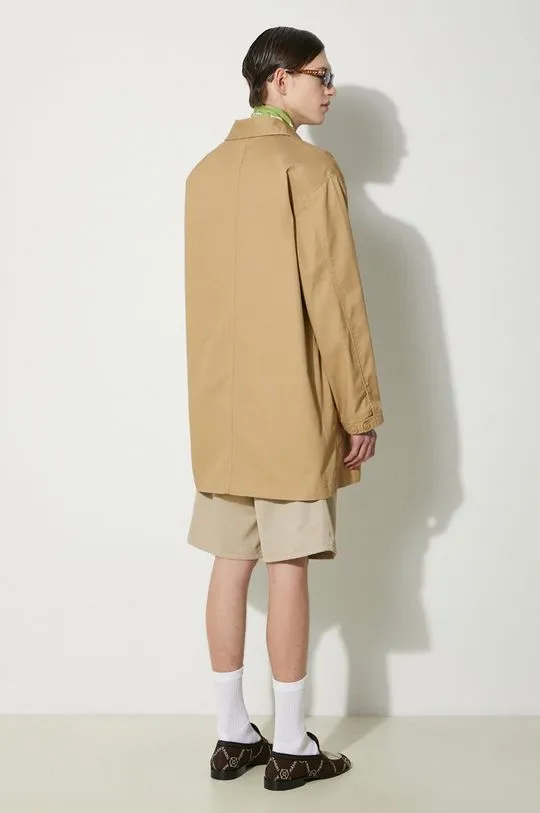 Carhartt WIP coat Newhaven Coat men’s beige color I032914.1YA02