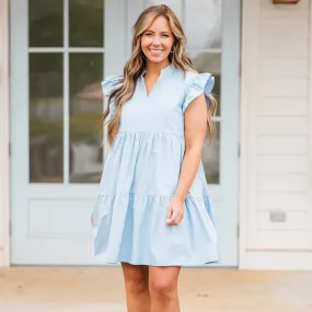 Charmingly Cute Dress, Blue