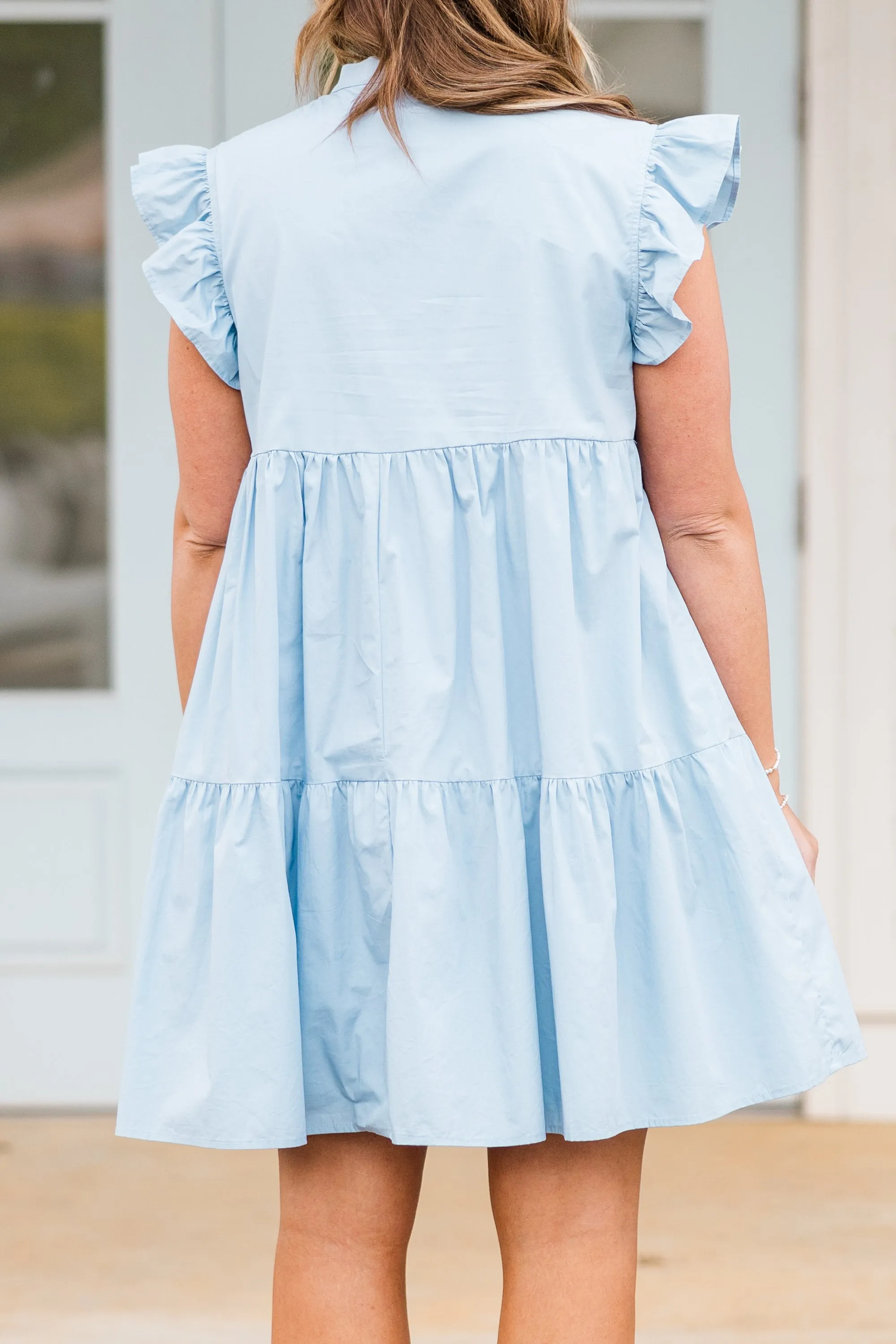 Charmingly Cute Dress, Blue