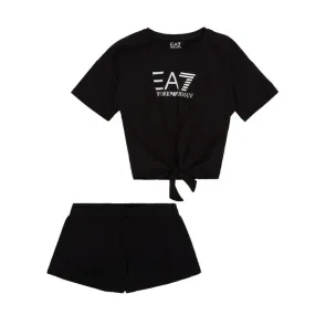 COMPLETO TSHIRT E SHORTS Bimba Nero