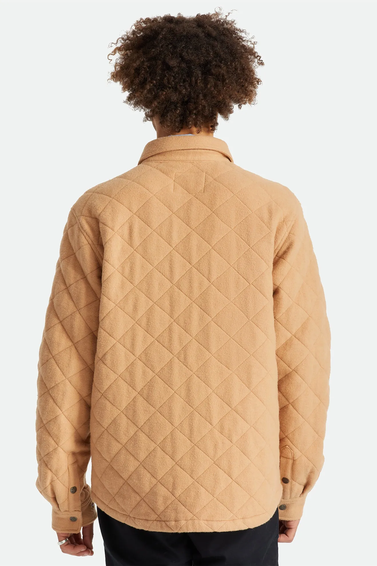 Coors Cass Quilted Fleece Jacket - Rocky Brown