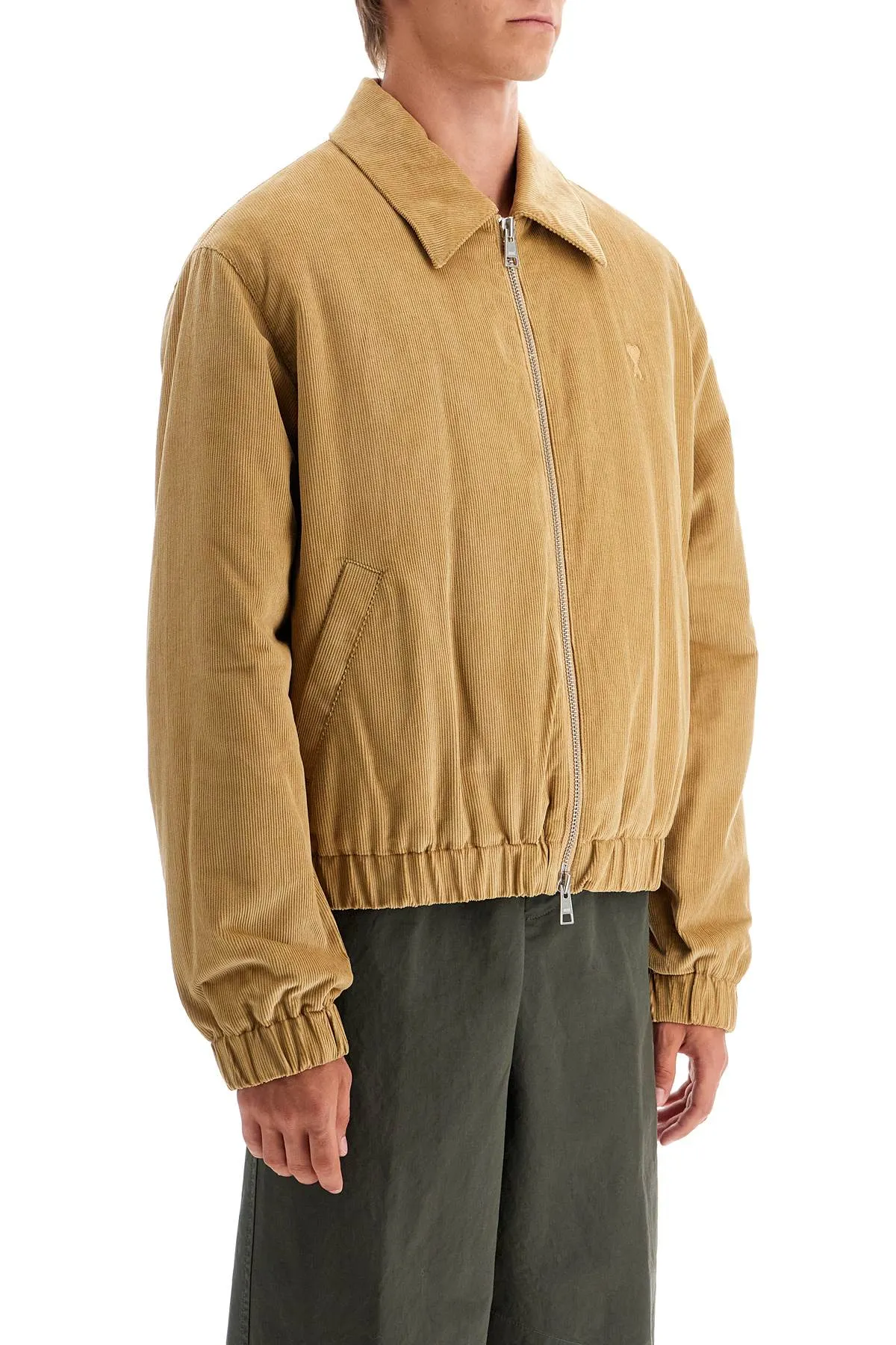 Corduroy bomber jacket - Product listing with optimized search engine results.