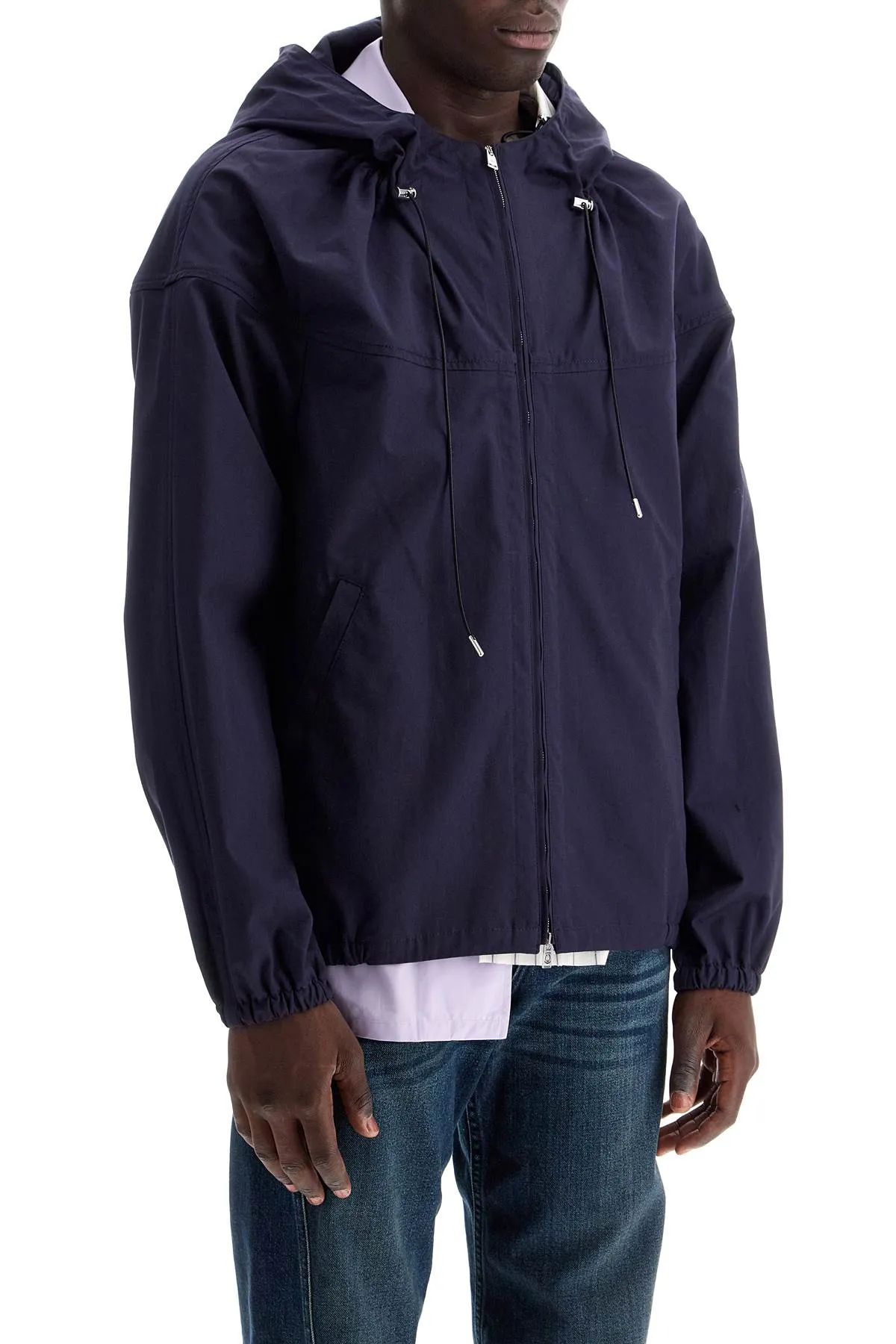 Cotton hooded jacket