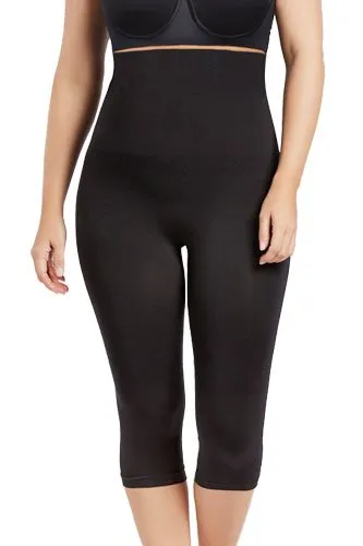 Curveez High-Waist Seamless Shaping Capri Leggings