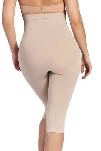 Curveez High-Waist Seamless Shaping Capri Leggings