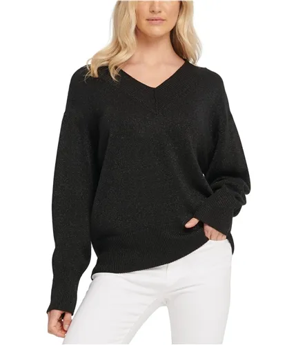 Dkny Womens Shimmer Pullover Sweater