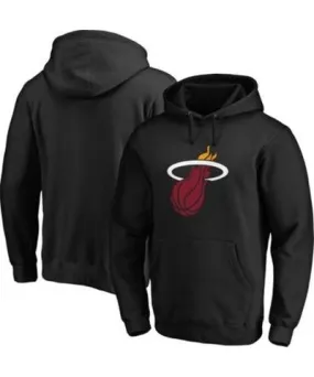 Fanatics Men's NBA Fanatics Miami Heat Icon Primary Logo Fitted Pullover Hoodie