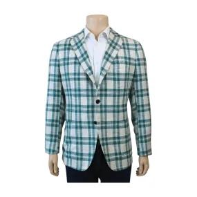 Green Plaid Sartorio Sport Coat