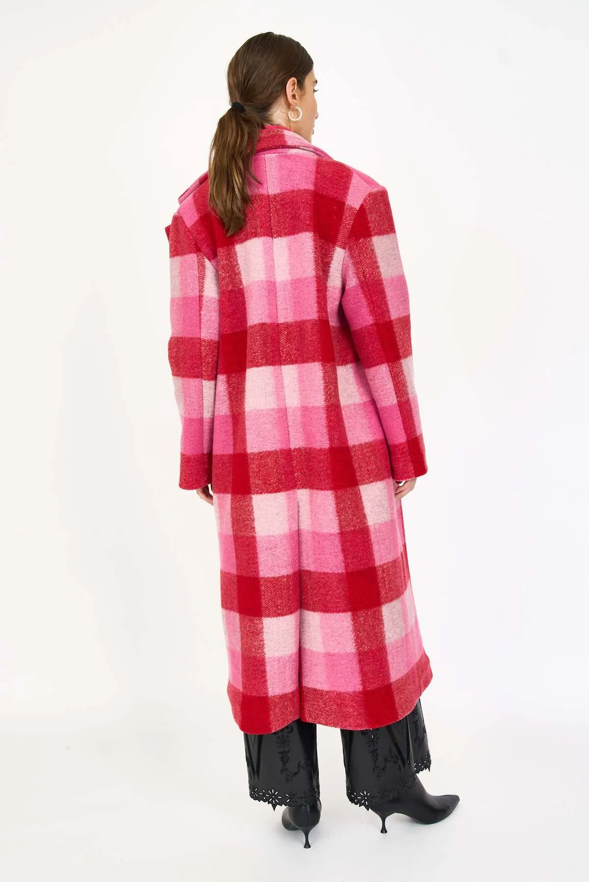 Josephine Coat - Pink Check