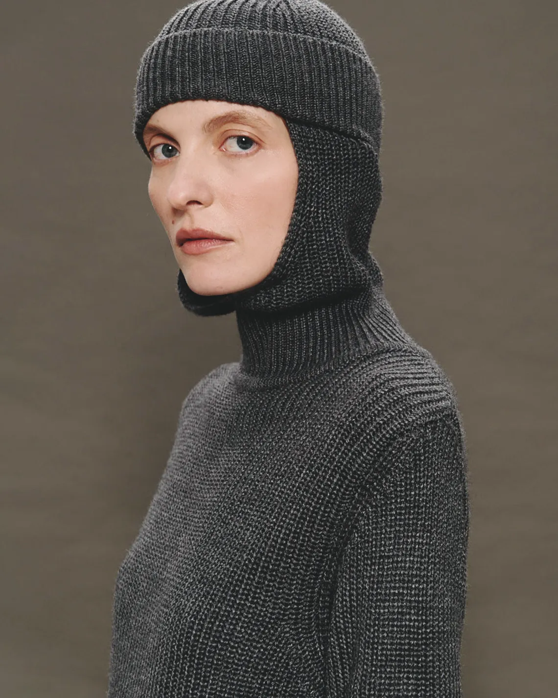 'Knyahynya' Sweater with Balaclava