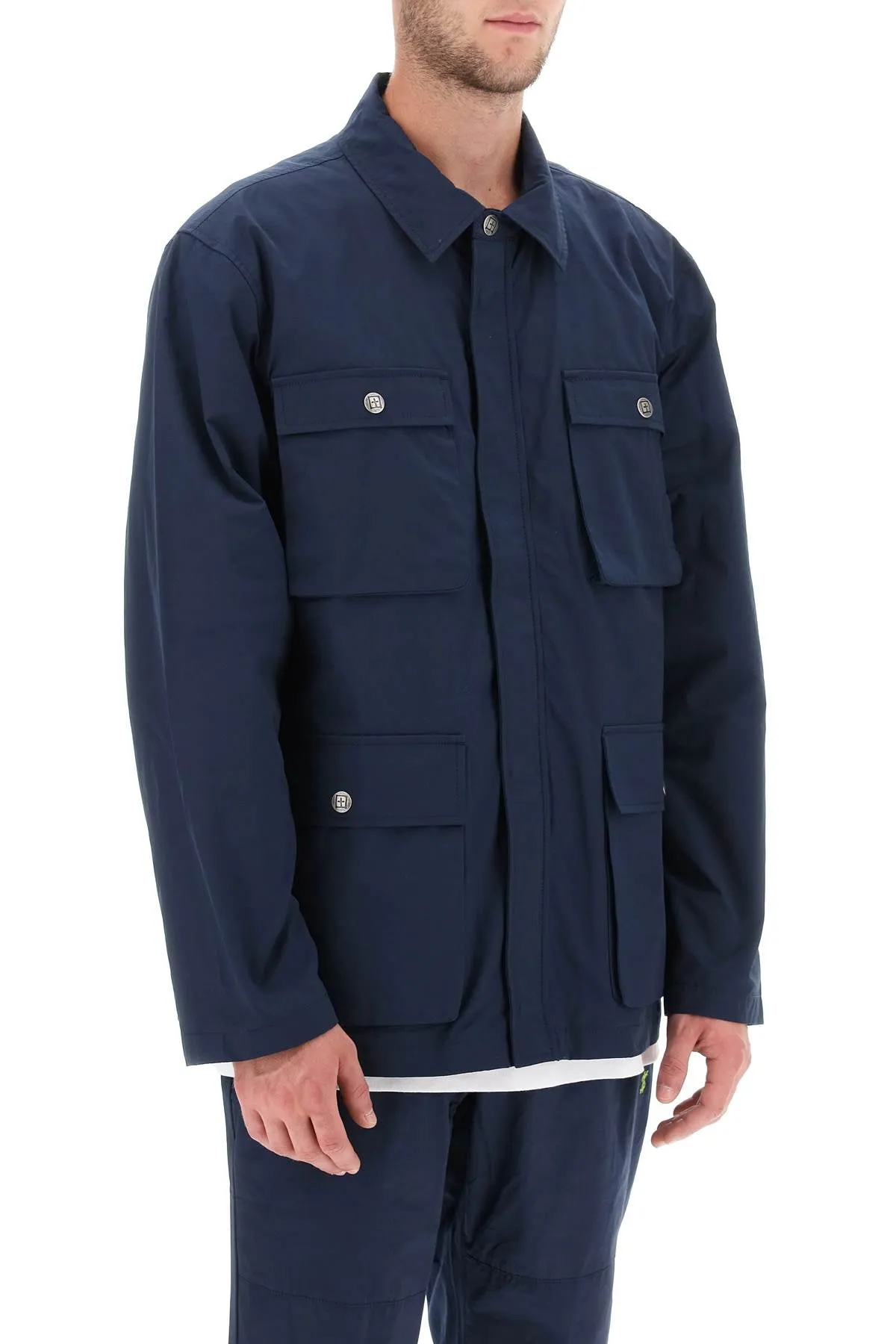 Ksubi navy technical cotton jacket MPF23JK007 detonate