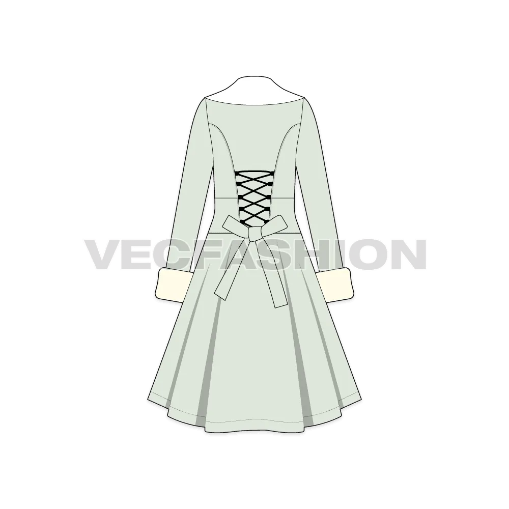 Ladies' Retro English Overcoat