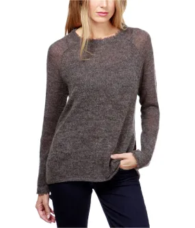 Lucky Brand Womens Frayed Pullover Sweater