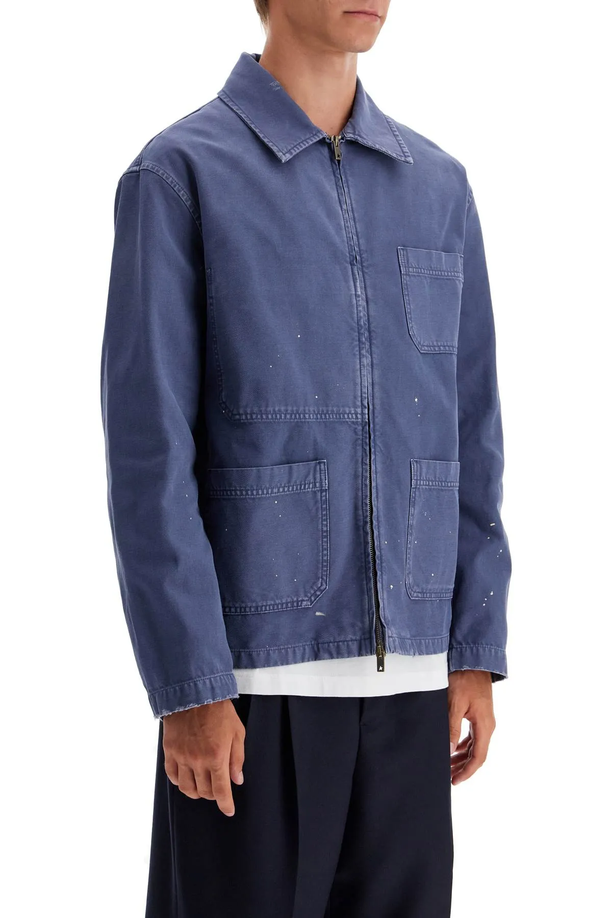 mackenzie workwear blue shirt