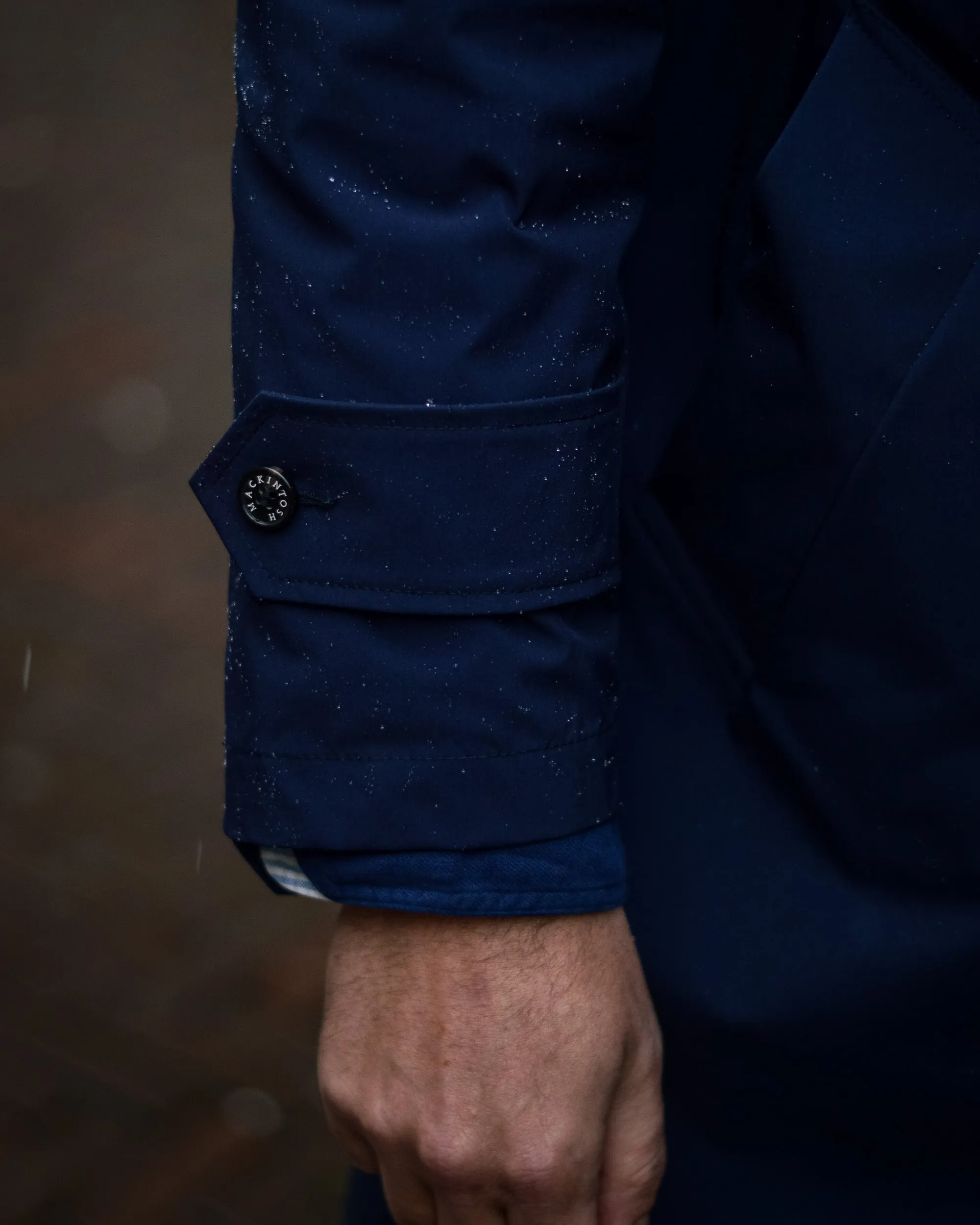 Mackintosh Soho Coat Navy