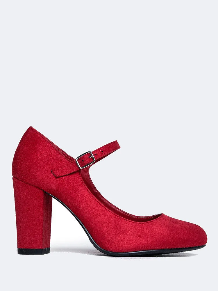 Mary Jane Round Toe Heel