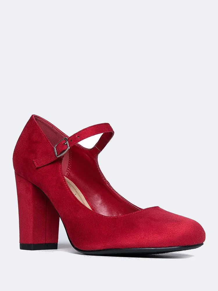 Mary Jane Round Toe Heel