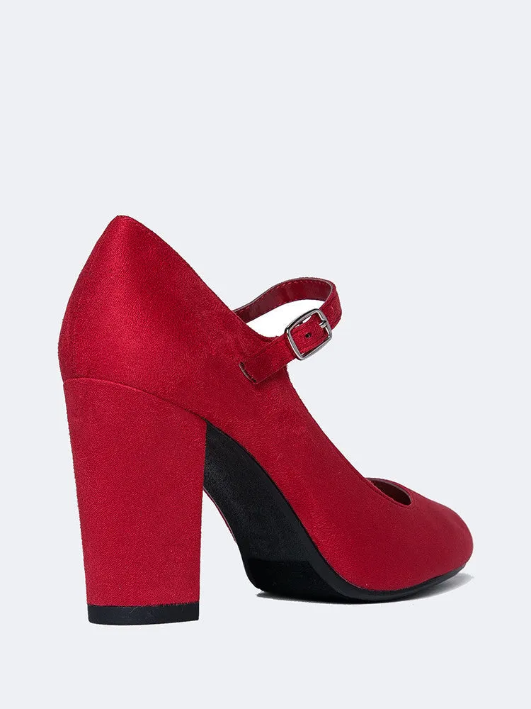 Mary Jane Round Toe Heel