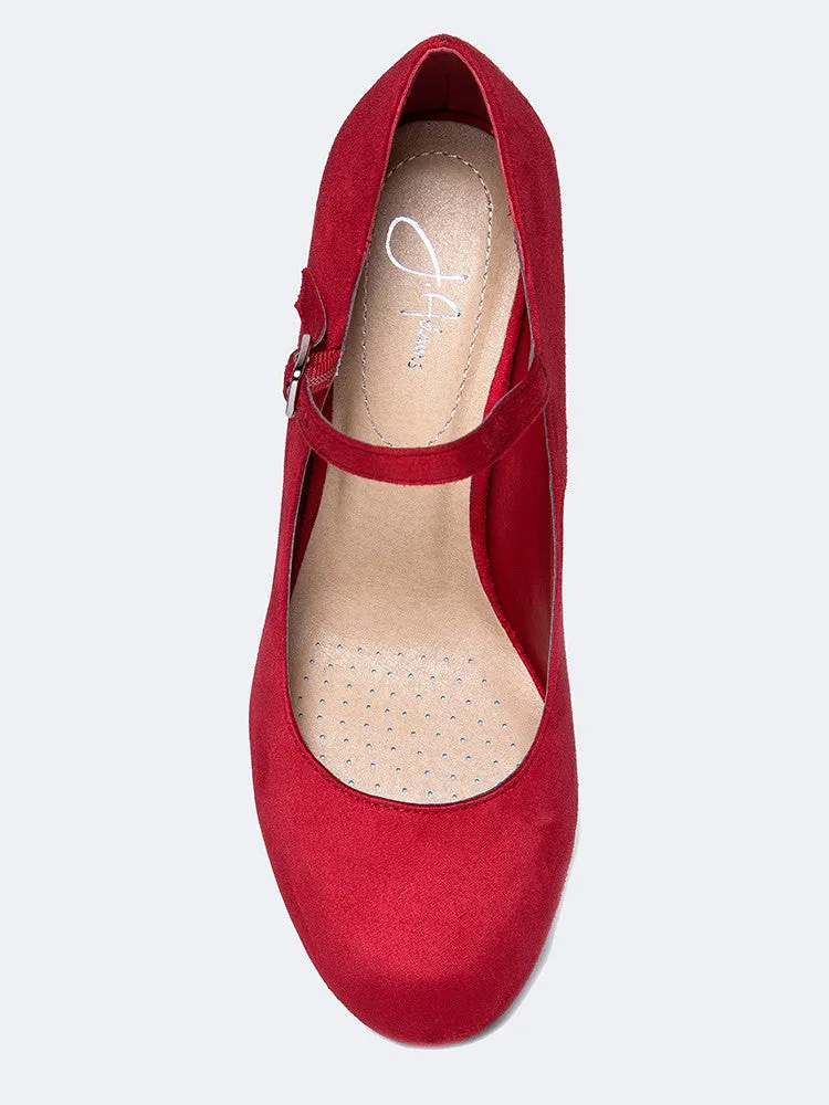 Mary Jane Round Toe Heel