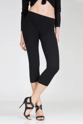 MeMoi Cotton Seamless Capri Leggings