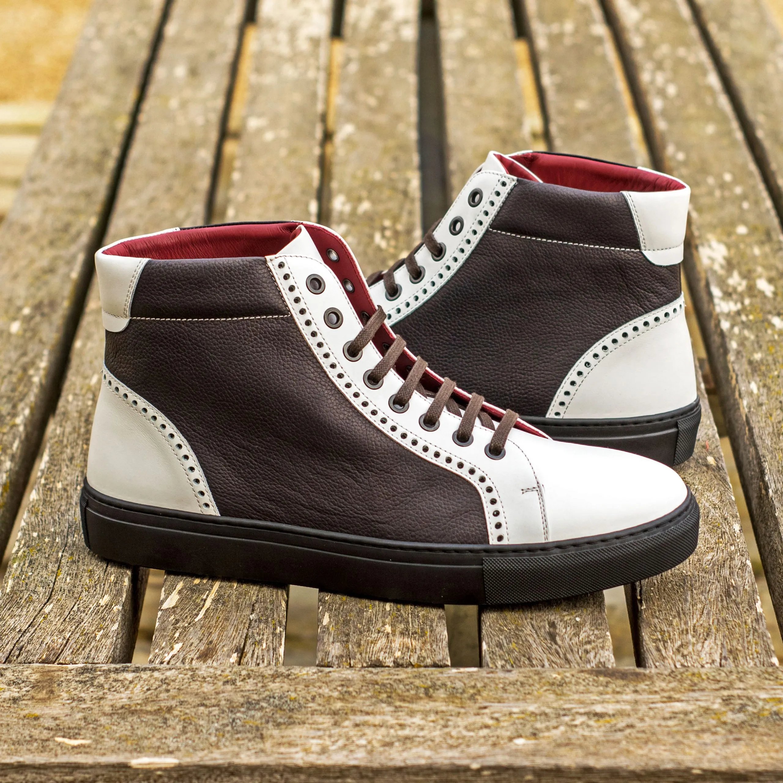 --Mens Casual High Tops Sneaker-