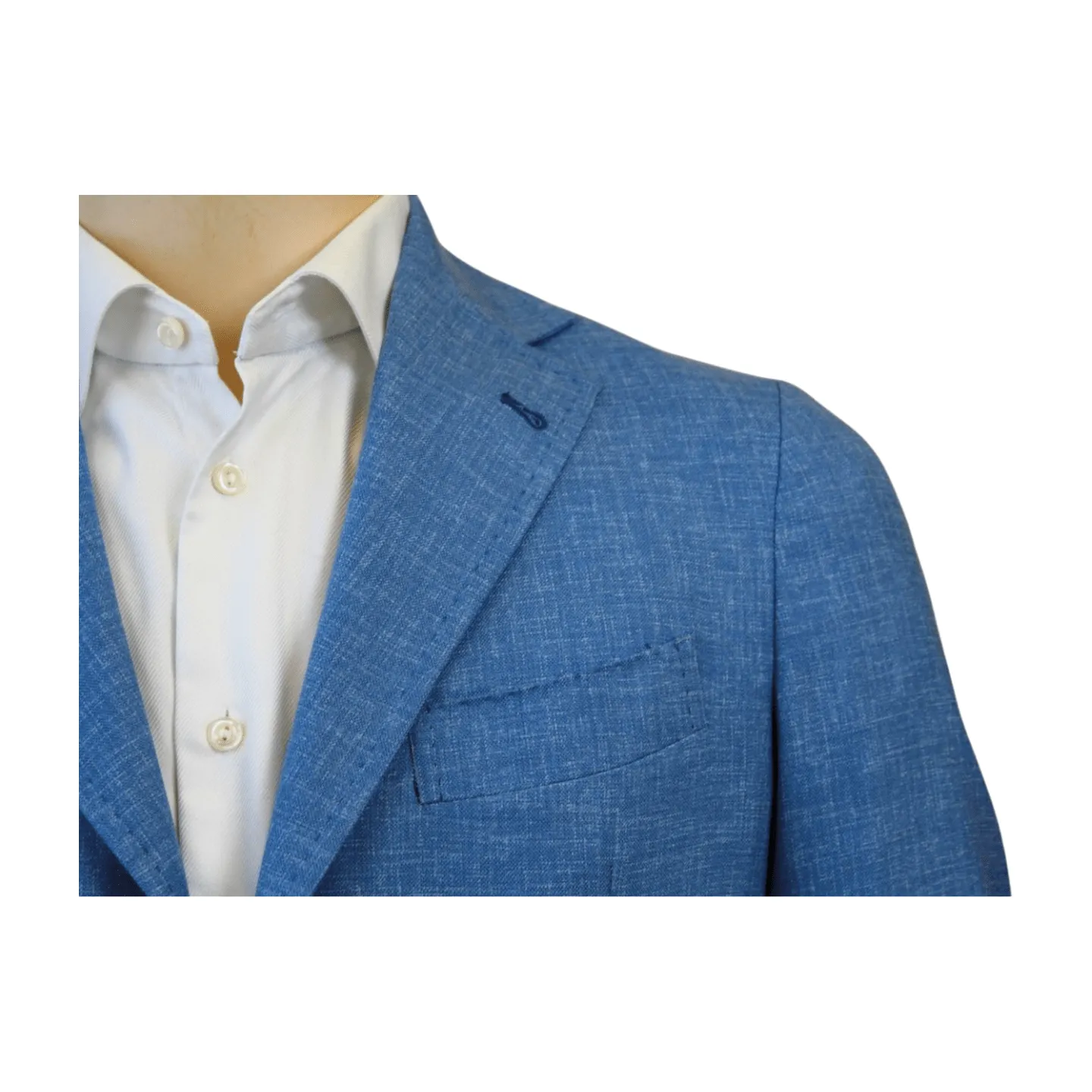 Men's sport coat in solid periwinkle - Sartorio