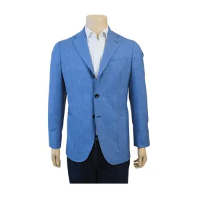 Men's sport coat in solid periwinkle - Sartorio